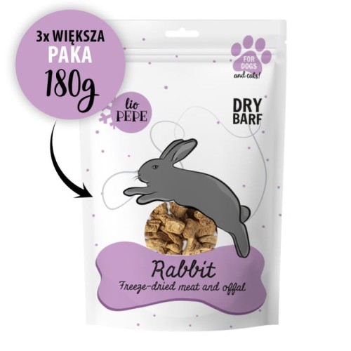Przysmak Lio PEPE Rabbit XL (królicza wątrób) 180g.jpg