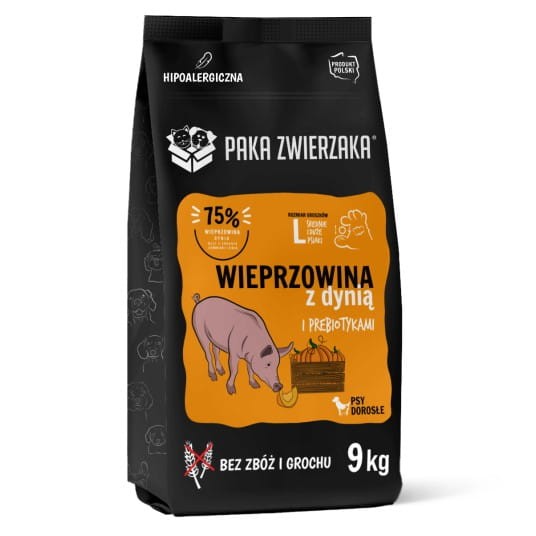 Karma sucha Wieprzowina z dynią L 9kg.jpg